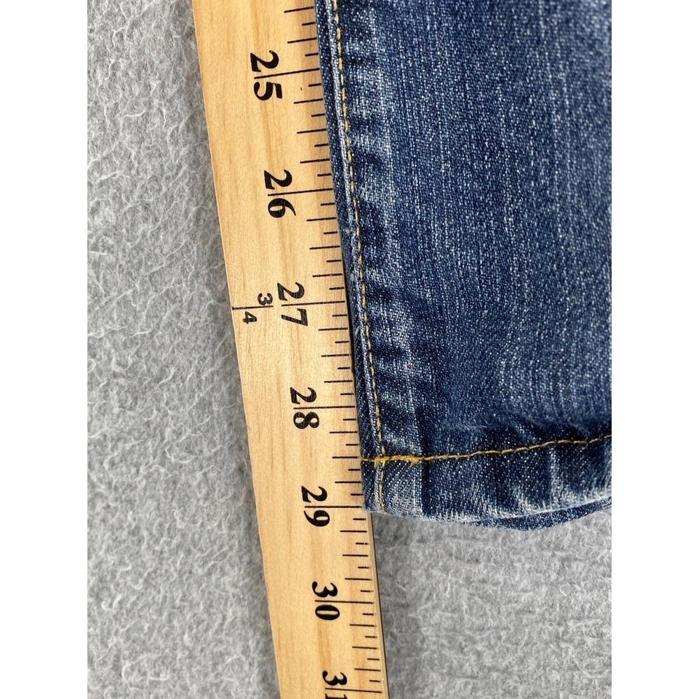 7 For All Mankind Relaxed Fit Mens Jeans Size 33x29 Medium Wash Fade *Hemmed* - Picture 9 of 13